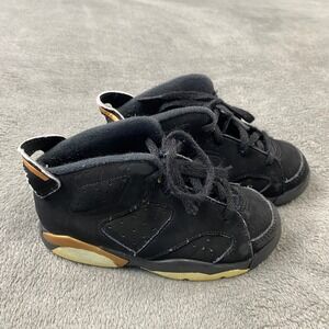 Jordan Air Jordan 6 Retro DMP Kids 9C Black Metallic Gold CT4966-007 Sneakers